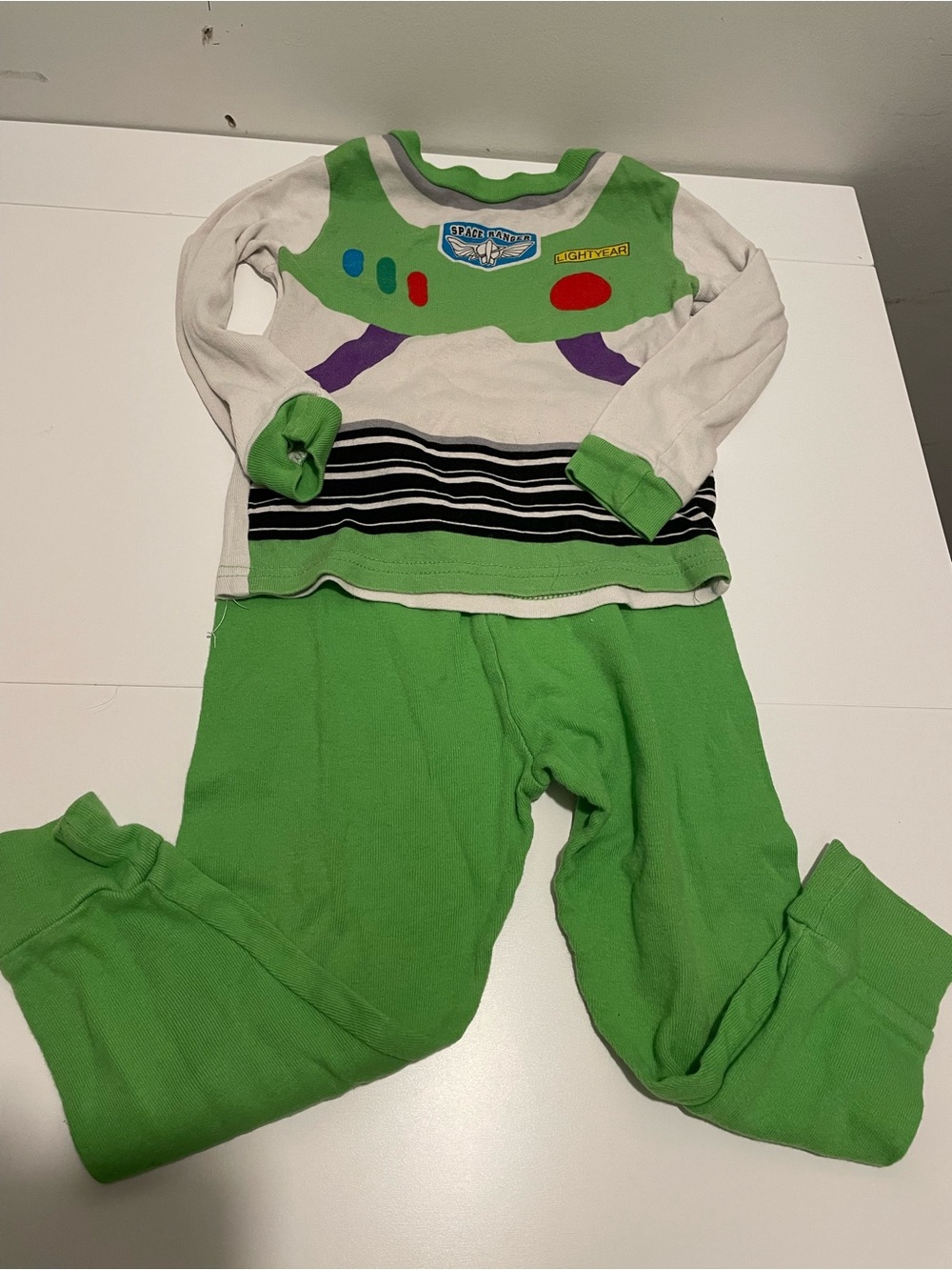 Disney Pixar Toy Story Buzz Lightyear Pajamas Size 3T Pajama Set
